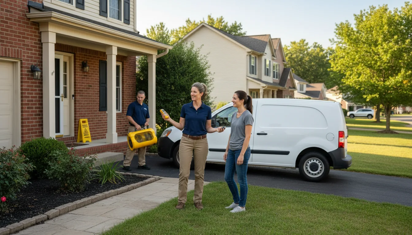 Water restoration image for Dehumidification And Cleanup Services in Norton, KS